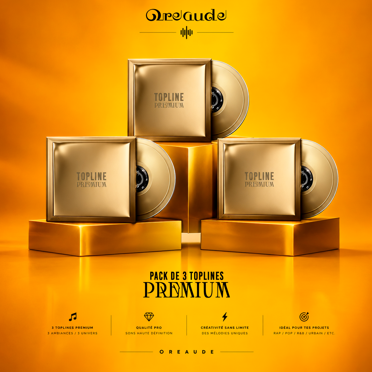 Pack 3 TOPLINES PREMIUM