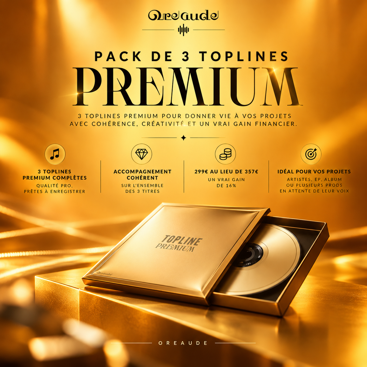 Pack 3 TOPLINES PREMIUM
