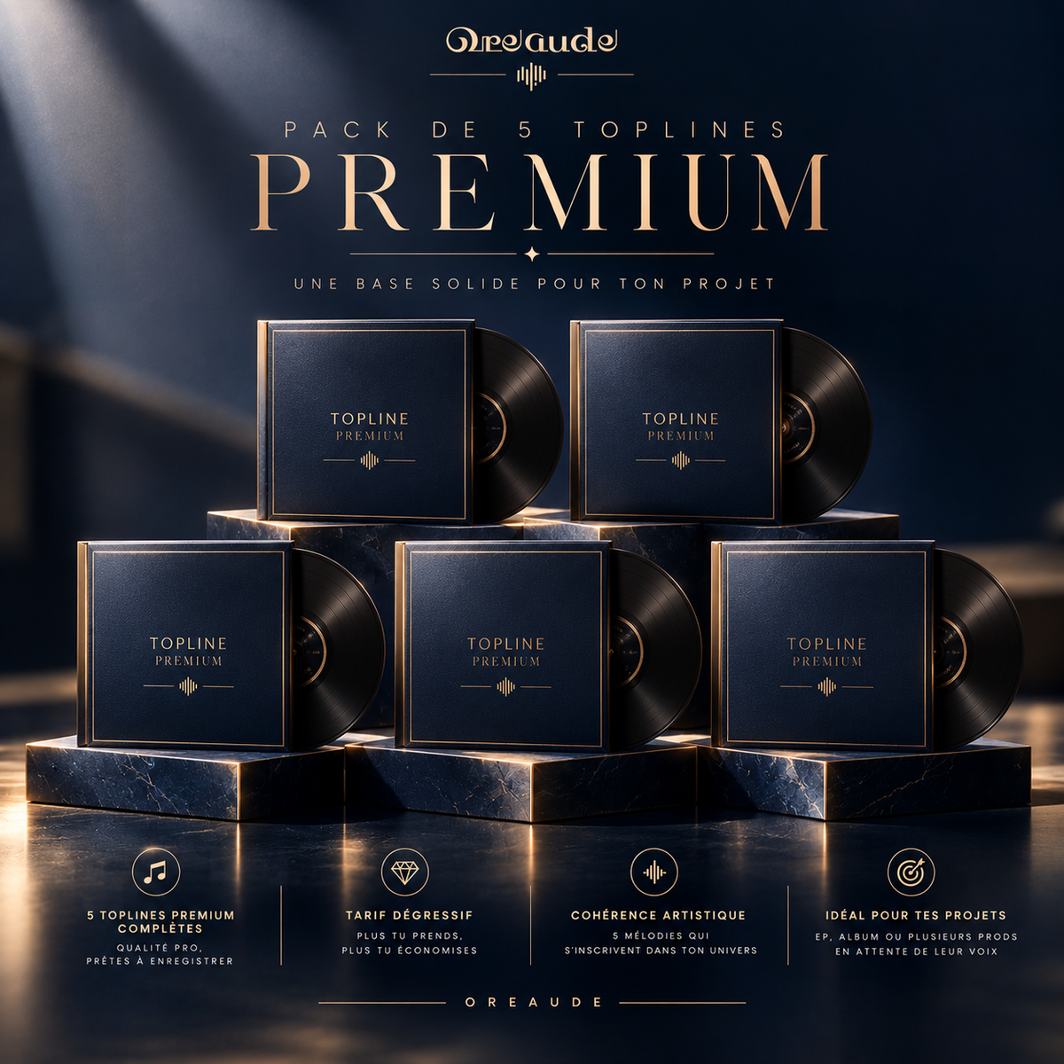 Pack 5 TOPLINES PREMIUM