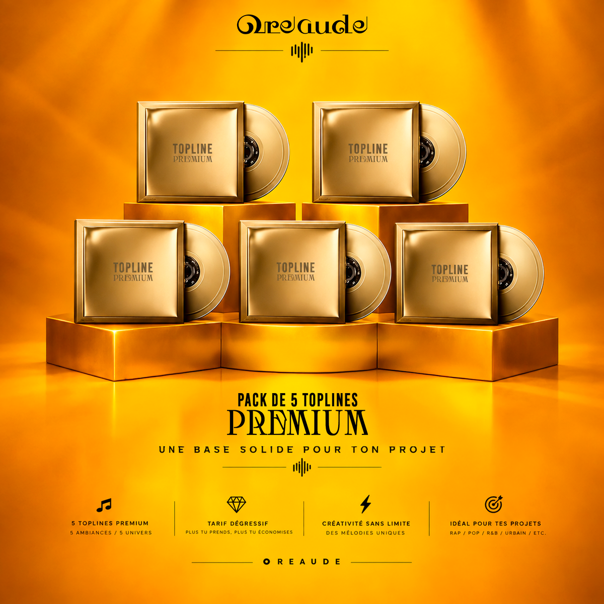Pack 5 TOPLINES PREMIUM