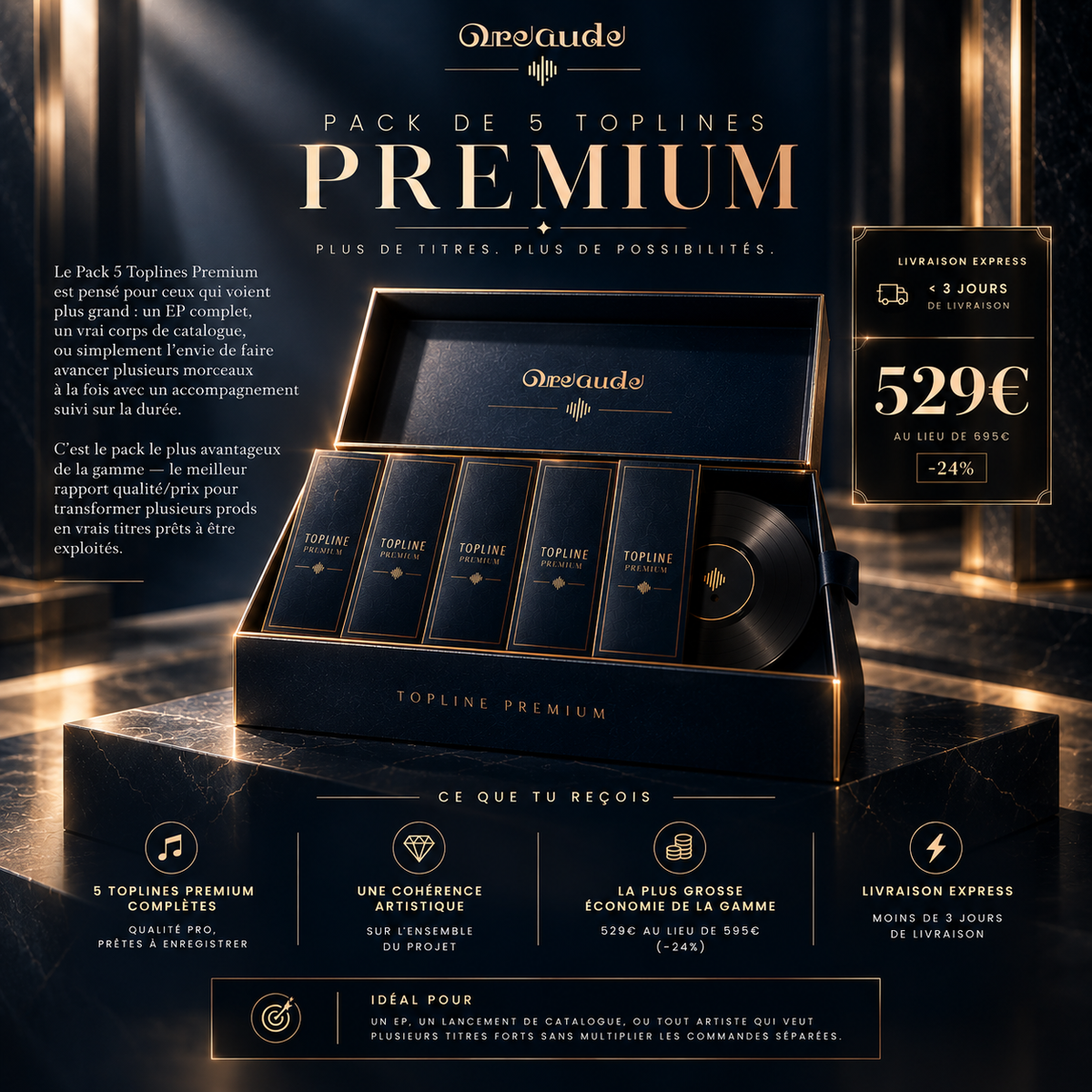 Pack 5 TOPLINES PREMIUM