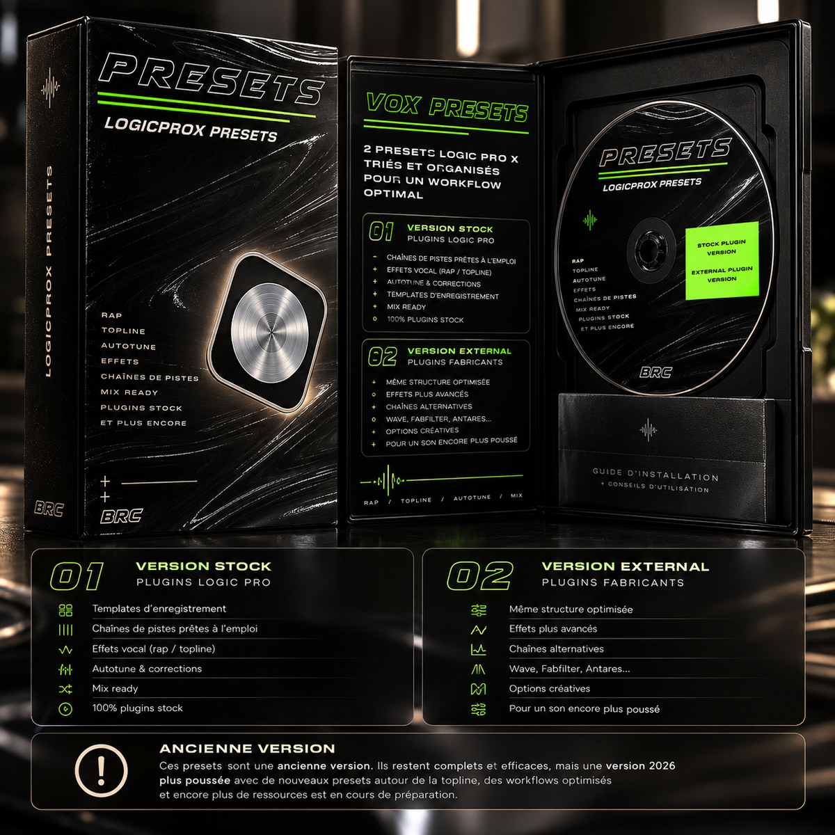 PRESETS LOGIC PRO X - LEGACY EDITION