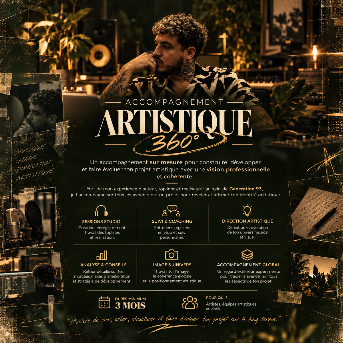 ACCOMPAGNEMENT ARTISTIQUE 360°